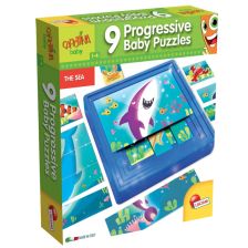 Προοδευτικά παζλ μωρών Lisciani Carotina Baby Sea x 9.