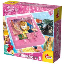 9 Παζλ που μεγαλώνουν τα μικρά Lisciani Disney Princess 58808
