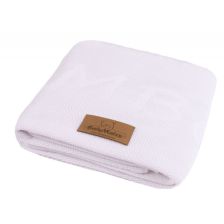 Κουβέρτα Baby Matex Thai Bamboo 80x100 εκ. 0364, 01 λευκή