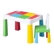 Σετ τραπεζιού και καρέκλας Tega Baby Multicolor.