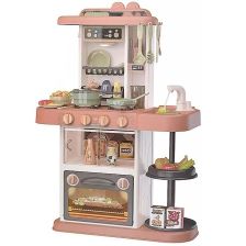 Παιδική κουζίνα με νερό και ατμό Raya Toys 889-186, Ροζ