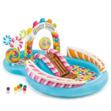 Φουσκωτό παιχνίδι με τσουλήθρα INTEX Candy Land