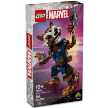 Κατασκευές LEGO Marvel Rocket και το μωρό Groot, 76282.