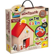 Εκπαιδευτικό παιχνίδι Lisciani Montessori Baby wood ot the farm.