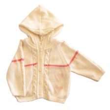 Ζακέτα Bebetto TR025E (Striped/Girl) εκρού μέγεθος 9μ.