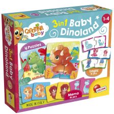 Παιδικό 3D Παζλ Lisciani Carotina Baby Dinoland 3 σε 1.