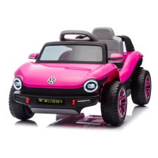 Ηλεκτροκίνητο αυτοκίνητο Kikka Boo Licensed Volkswagen E Buggy, Ροζ.