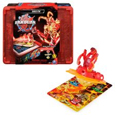Σετ παιχνιδιού Spin Master Bakugan Baku-Tin Special Attack Mantid, bakugan μπάλα, κάρτες και κουτί.
