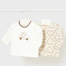 Βρεφική μπλούζα Mayoral μακρυμάνικη, 2 τεμαχίων, 2029.