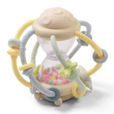 Βρεφική κουδουνίστρα με οδοντοφυΐα BabyOno Κλεψύδρα, 1660.