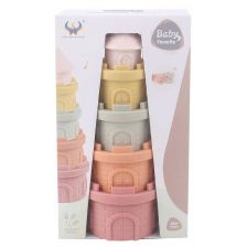 Βρεφικός Πύργος στοίβασης από καουτσούκ Raya Toys, 5 τεμαχίων.
