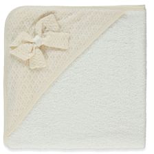 Βρεφική πετσέτα με κουκούλα Bebetto Be Kind, Εκρού, 80 x 80 εκατοστών, H486.