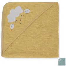 Βρεφική πετσέτα με κουκούλα Bebetto Happy Sheep, 80 x 80 εκατοστών, Υ454.
