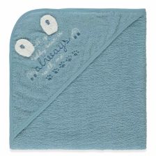 Βρεφική πετσέτα με κουκούλα Bebetto Havlu grubu, Μπλε, 80 x 80 εκατοστών, H484.
