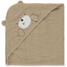 Βρεφική πετσέτα με κουκούλα Bebetto Αρκουδάκι, 80 x 80 εκατοστών, H482.