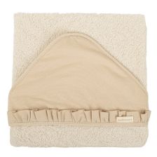 Βρεφική πετσέτα με κουκούλα Bimbidreams Algodon Stone Washed, 100 x 100 εκατοστών.