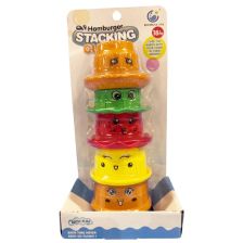 Βρεφικό παιχνίδι Raya Toys Hamburger Πύργος από κουβάδες.