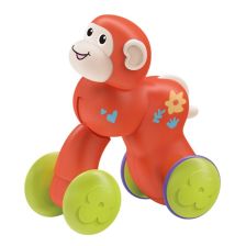 Βρεφικό παιχνίδι ώθησης Raya Toys Little Pal Monkey σε ρόδες.