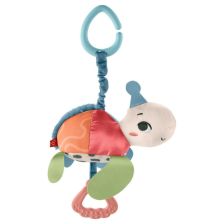 Βρεφικό παιχνίδι για καρότσι μωρού Fisher Price Planet Friends Sea Me Bounce Turtle, με οδοντοφυΐα.