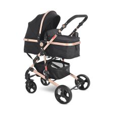 Καρότσι μωρού Lorelli Alba Classic, Black.