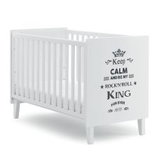 Παρκοκρέβατο Italbaby ROCKSTAR King Λευκό