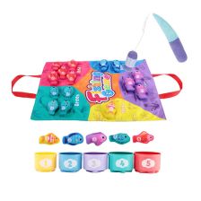 Βρεφικό εκπαιδευτικό παιχνίδι Montessori Raya Toys Fishing Game.