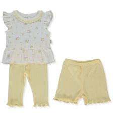 Βρεφική πιτζάμα Bebetto Bloom, 3 τεμαχίων, 3-24 μηνών, F1468.