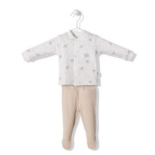 Βρεφική πιτζάμα Bebetto Magic Angel Μπεζ, 0-9 μηνών, F1238.