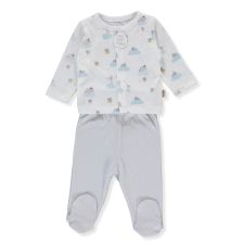 Βρεφική πιτζάμα Bebetto Stars and koalas, 0-6 μηνών, F1426.
