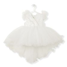 Βρεφικό φόρεμα Bebetto Age Group Εκρού, 6-24 μηνών, K3961.