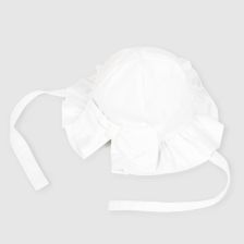 Βρεφικό σκουφάκι Mayoral με κορδόνια, Λευκό, 9070.