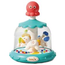 Βρεφικό καρουζέλ 3 σε 1 Raya Toys Press and Spin.
