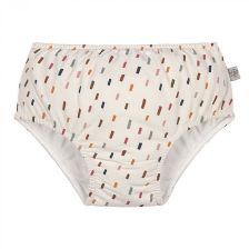 Βρεφικές πάνες μαγιό Lassig Splash & Fun Swim Diaper White Strokes, 3-6 μηνών.