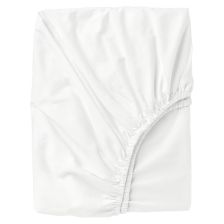 Βρεφικό σεντόνι με λάστιχο Bimbidreams Basics, Λευκό, 40 x 80 εκατοστών.