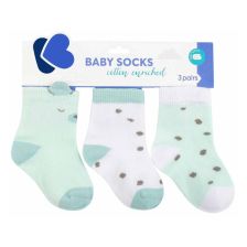 Βρεφικές κάλτσες Kikka Boo Bear with me με τρισδιάστατα αυτάκια, 6-12 μηνών.