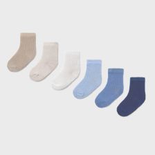 Βρεφικές κάλτσες Mayoral, Μπλε, 6 τεμαχίων, 0-9 μηνών, 9046.