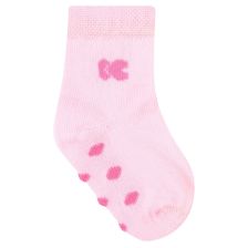 Βρεφικές κάλτσες με ανάγλυφο ποδαράκι Kikka Boo, αντιολισθητικές, 0-6 μηνών.