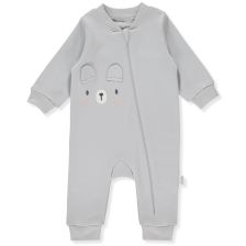 Βρεφική ολόσωμη φόρμα Bebetto BESTIES Γκρι, 3-18 μηνών, T3573.