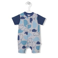 Βρεφική ολόσωμη φόρμα Bebetto Butik Μπλε, 6-24 μηνών, T3153.