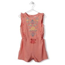 Βρεφική ολόσωμη φόρμα Bebetto Festivity Coral, 6-24 μηνών, K3716.