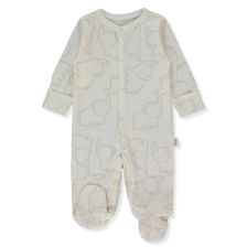 Βρεφική ολόσωμη φόρμα Bebetto Happy Animal, 0-9 μηνών, T4185.