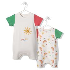 Βρεφική ολόσωμη φόρμα Bebetto Joyful Εκρού, 3-18 μηνών, T2990.