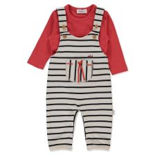 Βρεφική ολόσωμη φόρμα Bebetto Mini Girl, με μπλούζα, 6-24 μηνών, Κ4579.