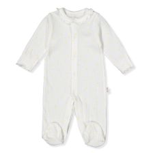 Βρεφική ολόσωμη φόρμα Bebetto Mini Heart, Κίτρινη, 0-6 μηνών, T3919.