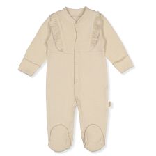 Βρεφική ολόσωμη φόρμα Bebetto My Mushroom, Μπεζ, 0-6 μηνών, T3811.