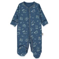 Βρεφική ολόσωμη φόρμα Bebetto Organic Machines, 0-9 μηνών, T4073.