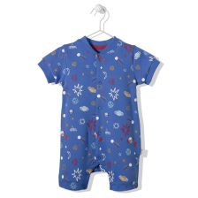 Βρεφική ολόσωμη φόρμα Bebetto Sky Ball Μπλέ, 3-18 μηνών, K3793.