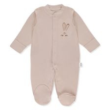 Βρεφική ολόσωμη φόρμα Bebetto SO SWEET, Πούδρα, 0-6 μηνών, T3559.