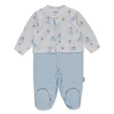 Βρεφική ολόσωμη φόρμα Bebetto Stars and koalas, 0-6 μηνών, T3950.