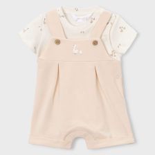 Βρεφική ολόσωμη φόρμα Mayoral με κοντά μανίκια, 0–6 μηνών, 1629.